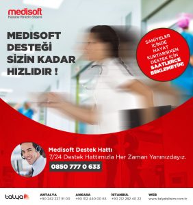medisoft 7/24 destek sağlar