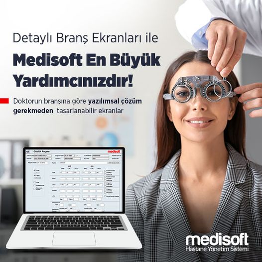 Medisoft’un Detaylı Branş Ekranları