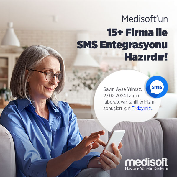 Medisoft’un 15+ Firma ile SMS Entegrasyonu Hazırdır